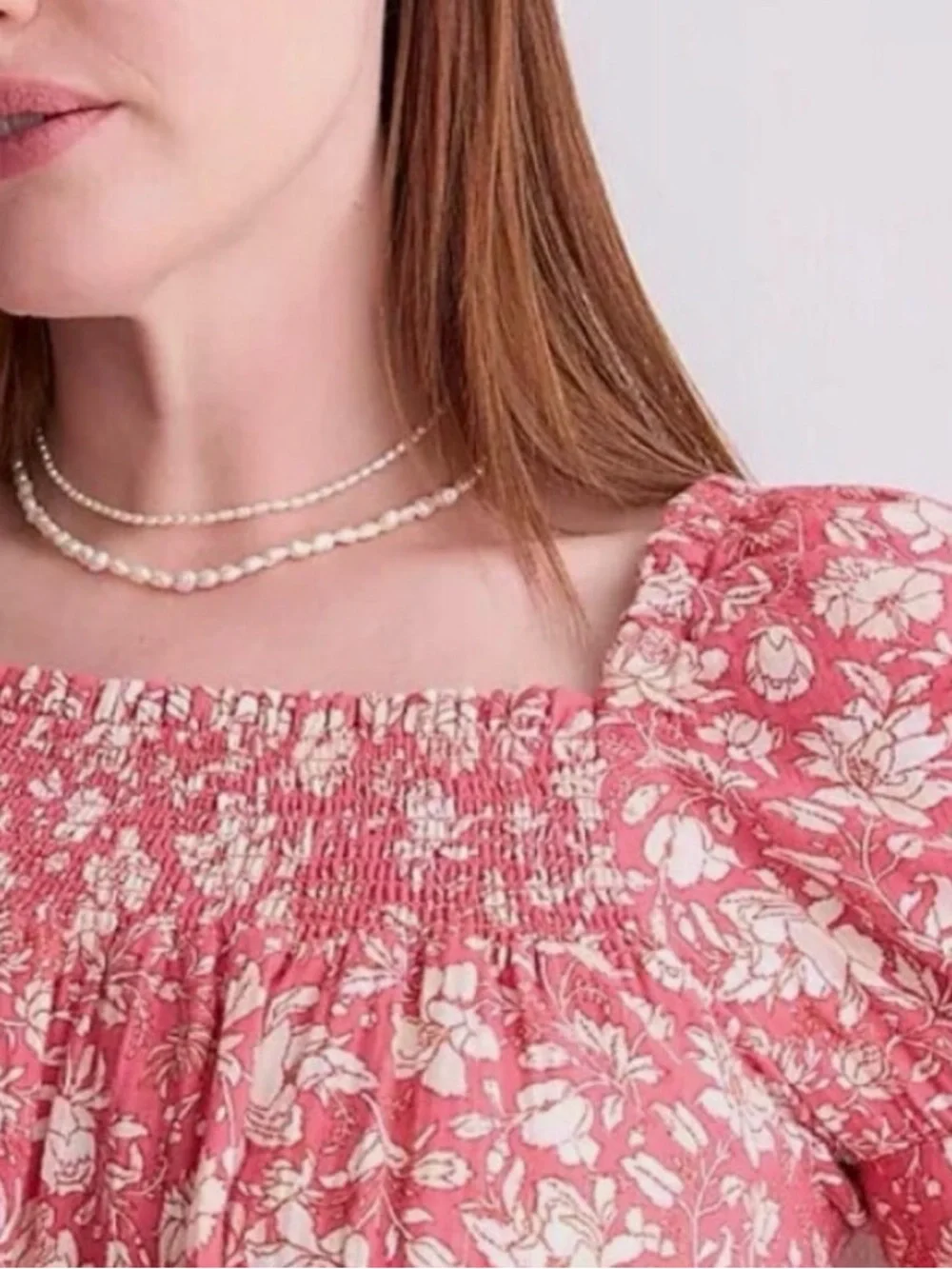 J Crew Afternoon Dress Tossed Floral XL Pink Puff Sleeve Mini Sundress Cotton - Picture 3 of 7